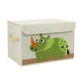 Non-Woven Animal Fabric Storage Box with Lid